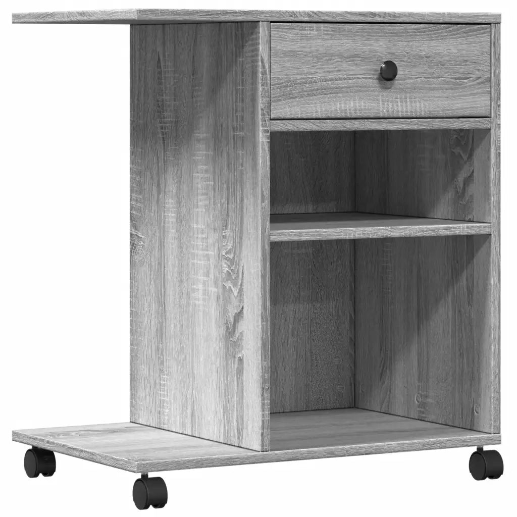 Supporto per Stampante con Ruote Grigio Sonoma 60x40x68,5 cm CFW2865406