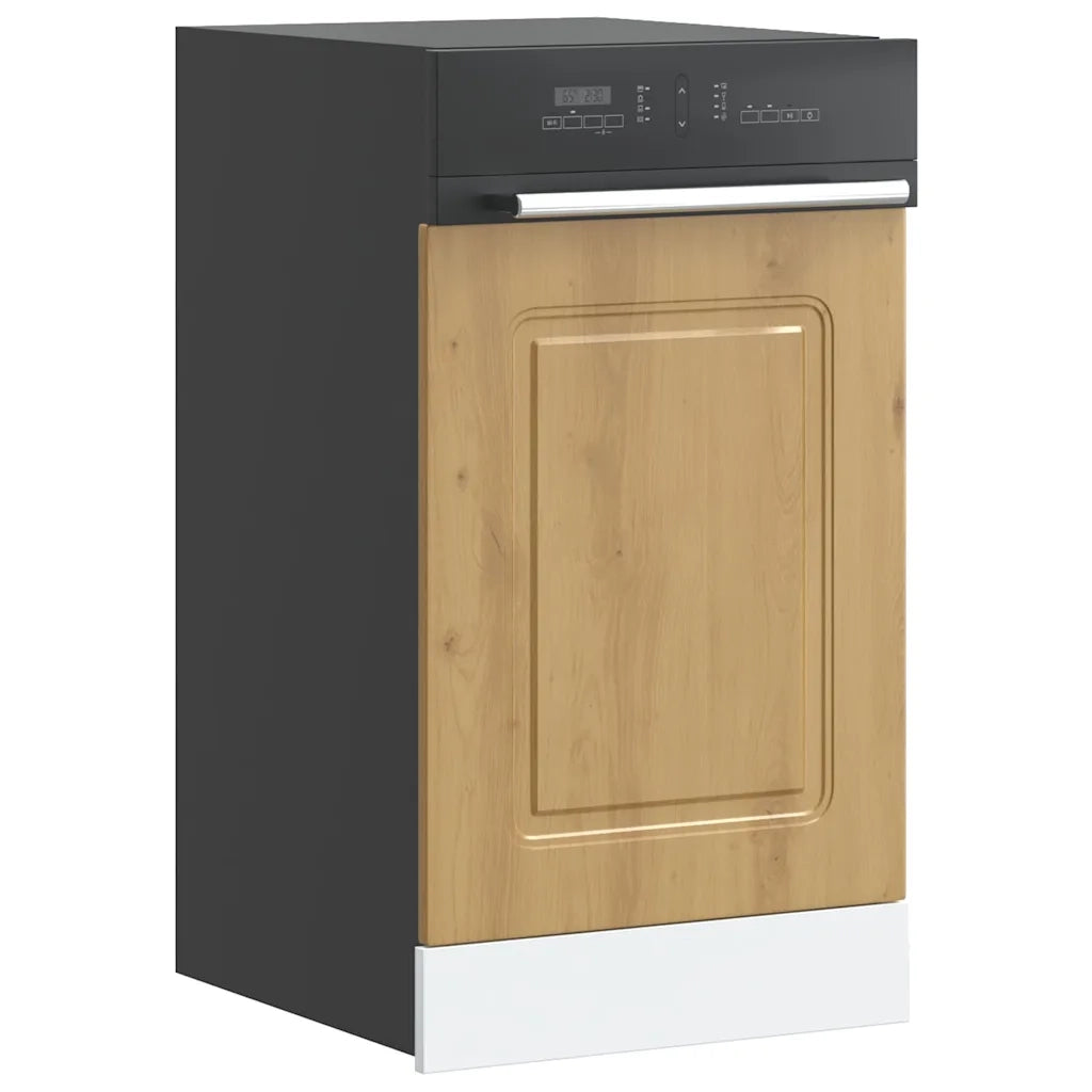 Pannello Lavastoviglie Kalmar Rovere Artigianale 45x1,5x57 cm