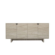 Credenza in legno "Turan" - 180 x 40 x 81 cm - Travertino
