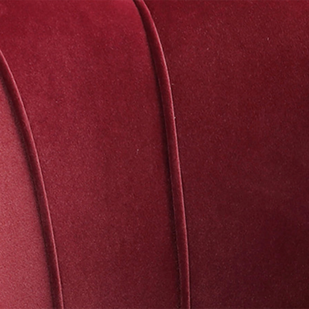 Poltrona Vintage ¨C zephmum ¨C Rosso Scuro, Tessuto, 76x67x74cm