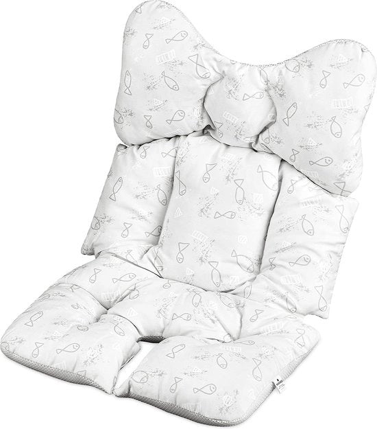 Cuscino per passeggino / Cuscino per seggiolino, cuscino per sedersi / Per passeggino, seggiolino per bambini e sedile per bambini, cuscino respirante per sedersi, copertura per passeggino