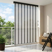 Tenda a rullo Antracite e Bianco 120 x 250 cm 42037185