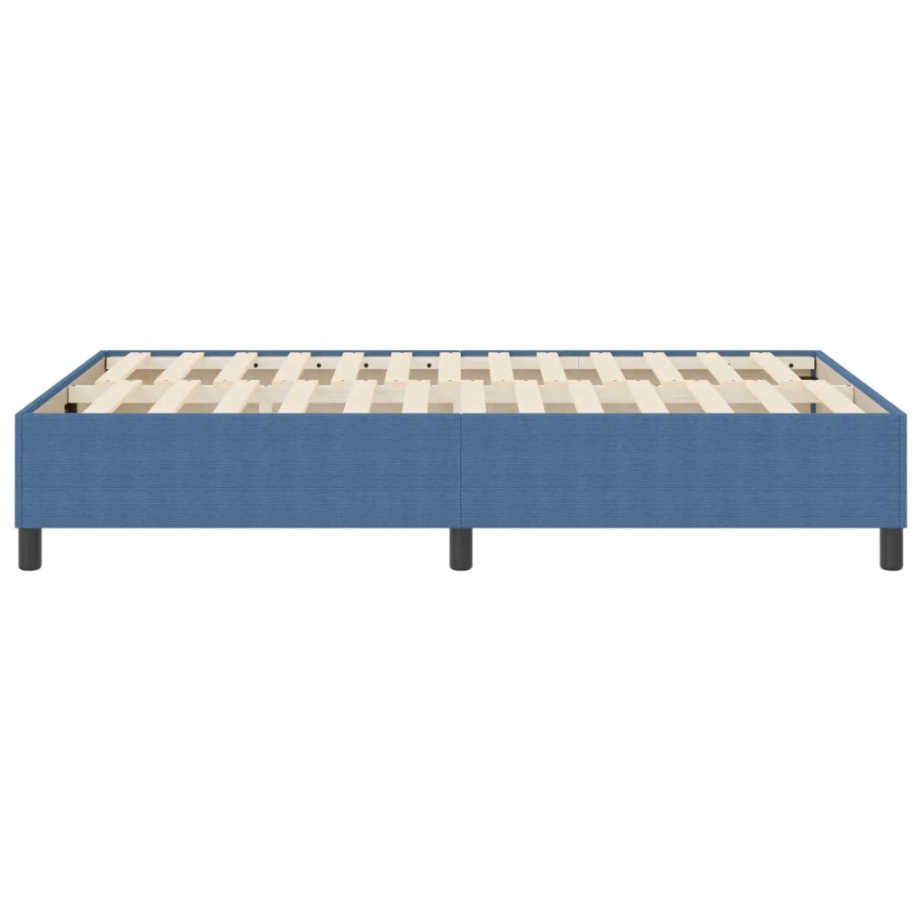 Struttura letto piattaforma Blu 120 x 200 cm Tessuto in Cords 3337405