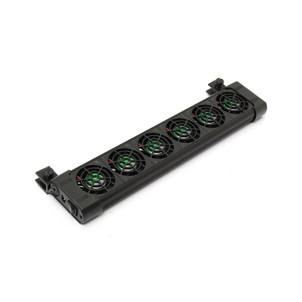 Trade Shop - Ventola Raffreddamento Fs606 Per Acquario 6 Ventole Acqua Acquario Dolce Marino -