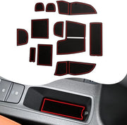 Materassini in gomma per console centrale compatibili con Ford Focus Active 2022 2023, accessori interni per auto Focus 2023.