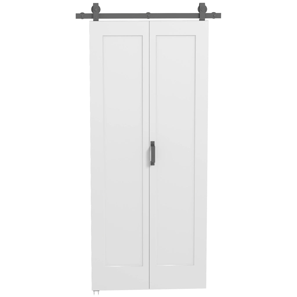 Porta Scorrevole Pieghevole ¨C Xylo ¨C Bianco Verniciabile 90x210 cm