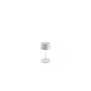Lampada a led da tavolo Olivia pro mini bianca ricaricabile e dimmerabile