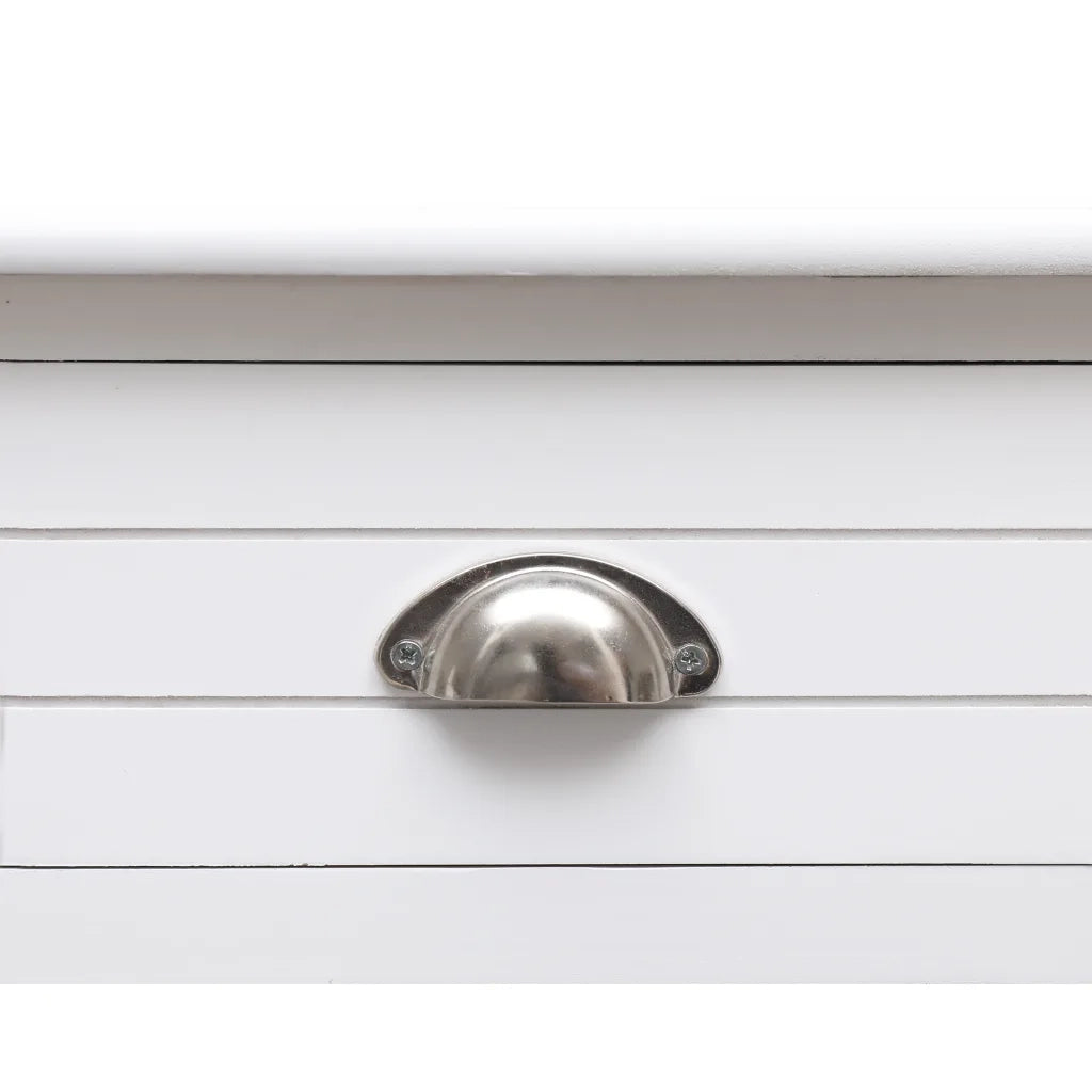 Scrivania Bianca 110x45x76 cm in Legno cod mxl 64357