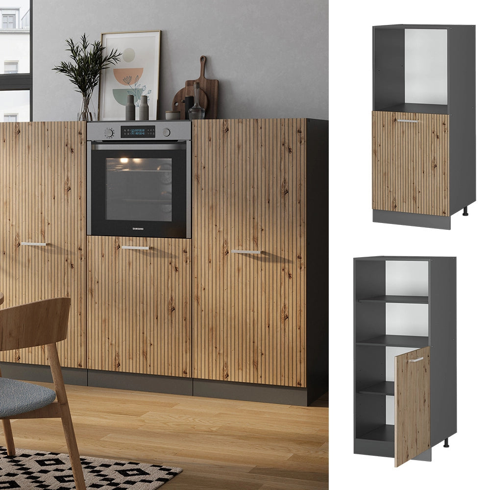 Vicco Mobile per forno da incasso Rovere artigianale 60 cm