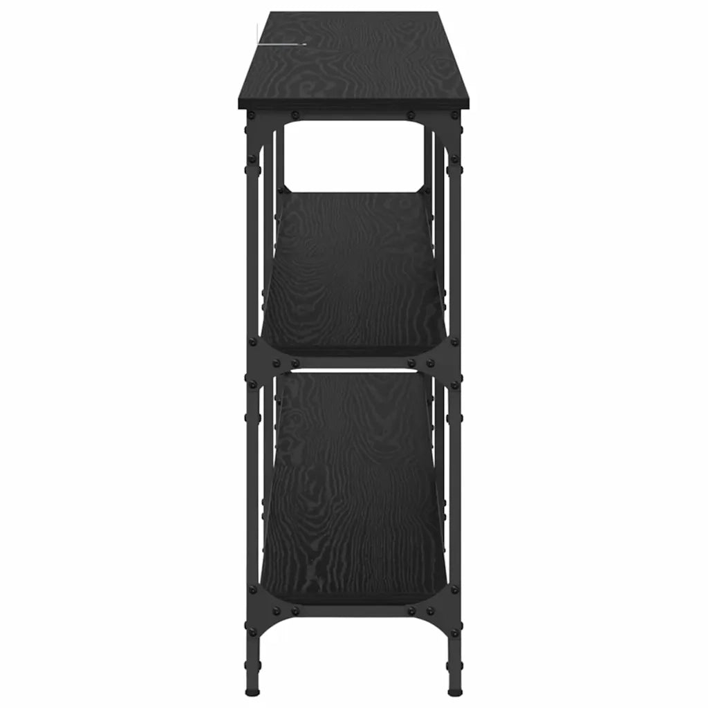 Tavolo consolle Rovere Nero 150 x 29 x 75 cm 882219