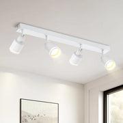 ZMH Faretto da soffitto 4 fiamme giratori per cucina ufficio camera letto