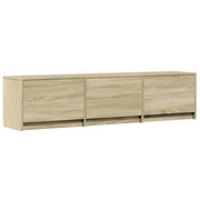 Mobile TV con led Sonoma 165 x 34 x 40 cm Legno multistrato