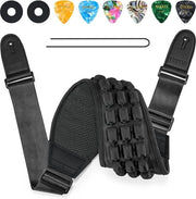 Rimovibile 3D giroscopio per chitarra - fascia regolabile da 122 cm a 144 cm - neoprene - 35 pollici - accessorio chitarra con plettro - slot - corda.