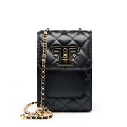 Borsa a mano da donna in vera pelle, stile retr¨°, nera.