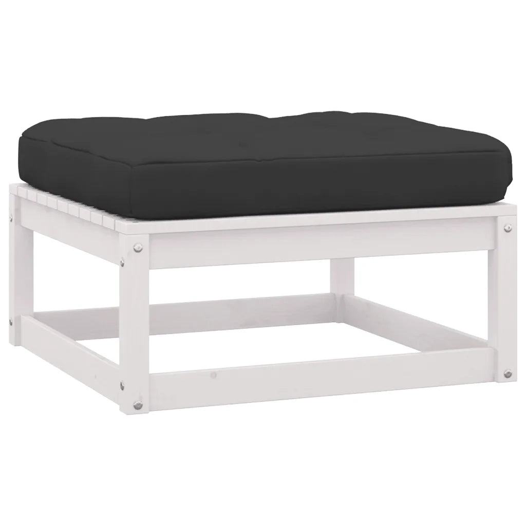 Set Divani da Giardino 3 pz | Set Salotto da Giardino con Cuscini Legno Massello di Pino