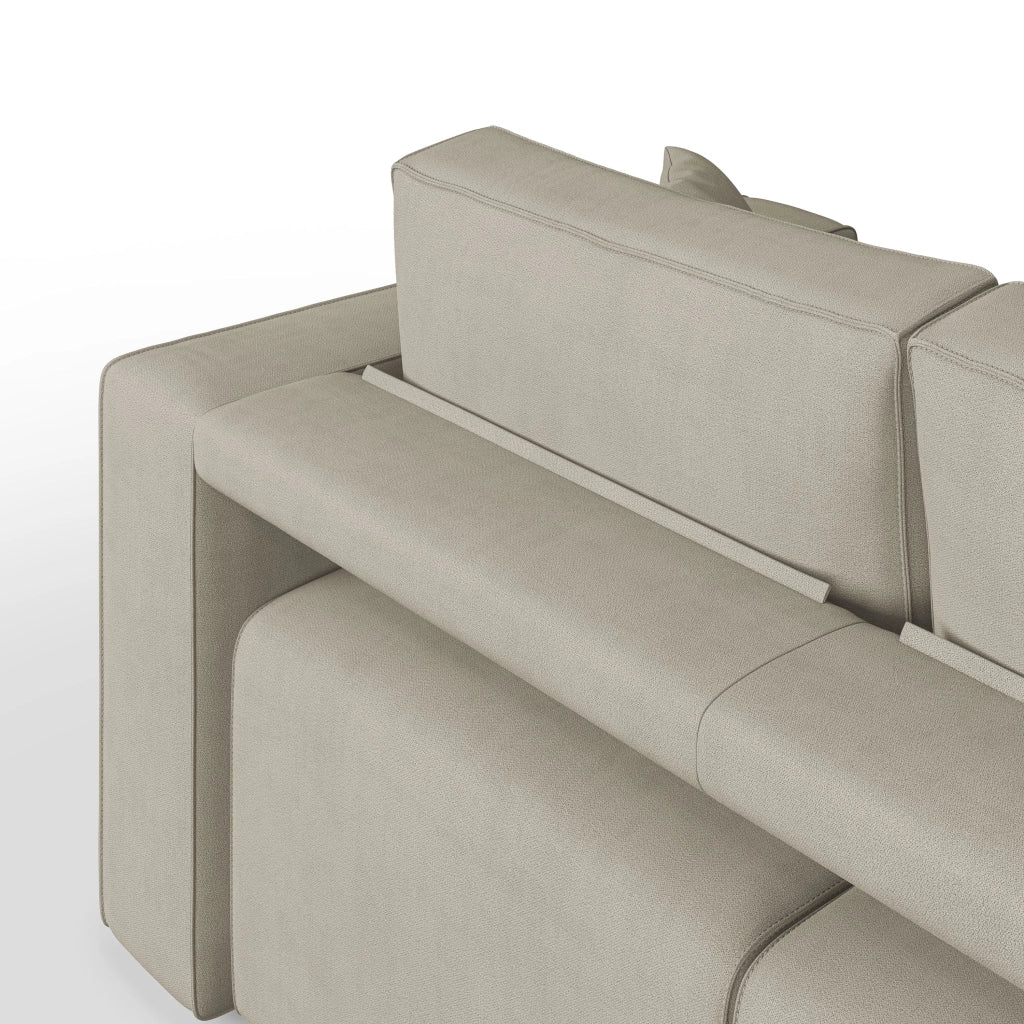 Morfeo Divano 3 sedute tessuto impermeabile 245 cm beige