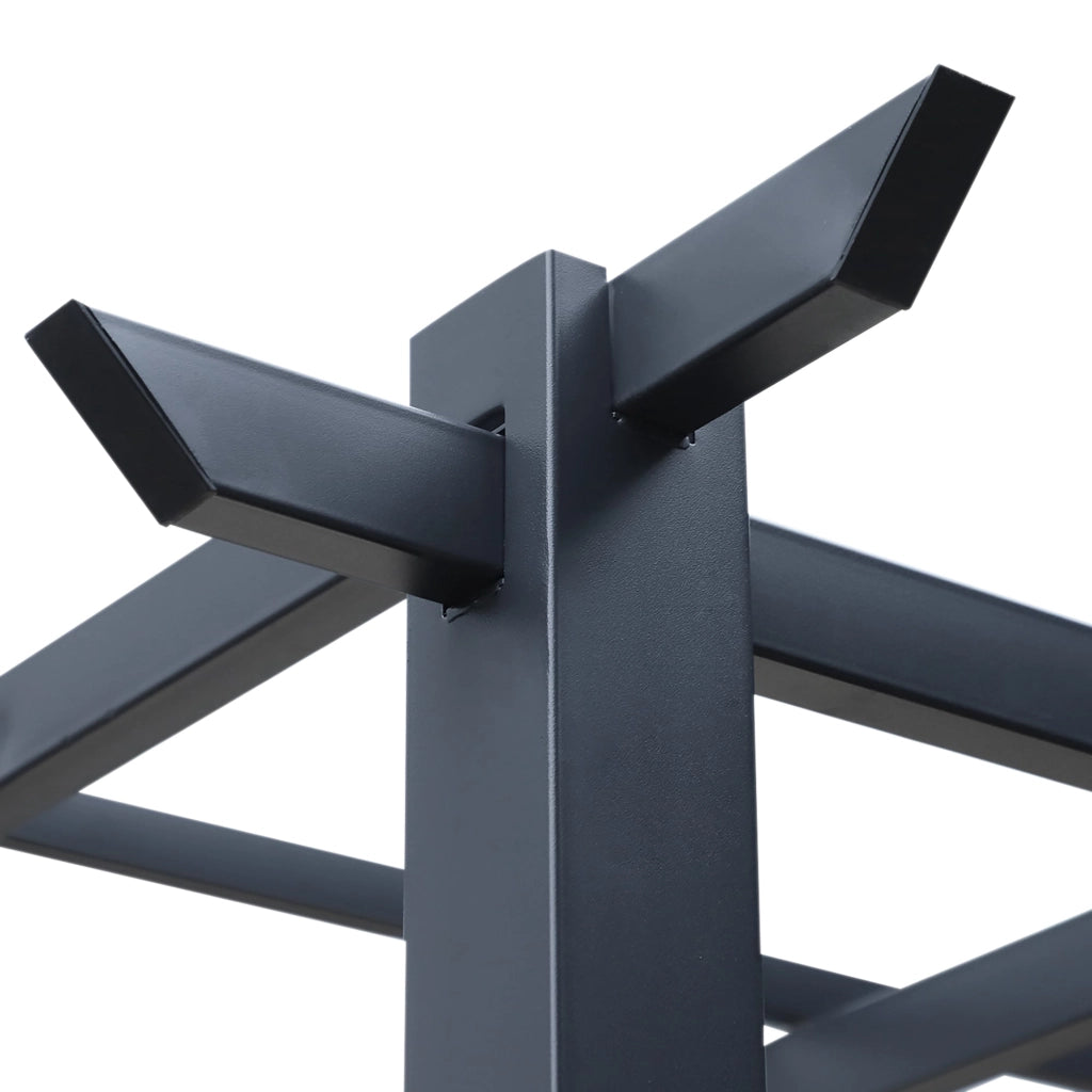 Pergola da Giardino 3x3m in Metallo Nero