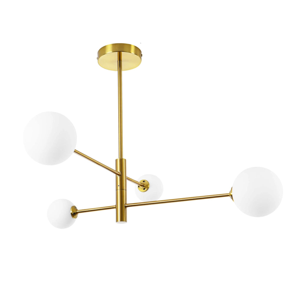 Lampadario Dorado Light Prestige oro/bianco 4xG9 Ø79