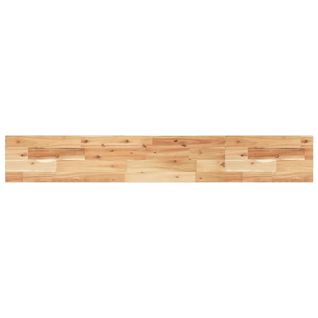 vidaXL Mensole da Parete 2 pz 140x20x2 cm Legno Acacia Rifinito a Olio