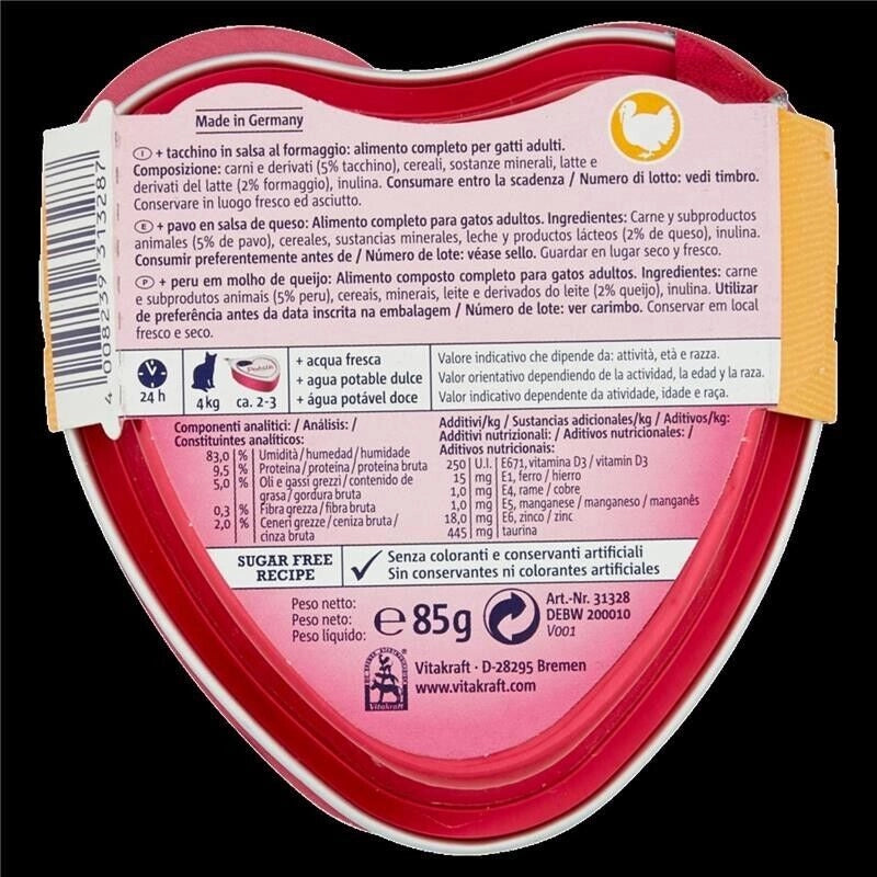 GATTO POÉSIE SAUCE + TACCHINO IN SALSA AL FORMAGGIO 85 G