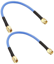 Set di 2 cavi RG402 con connettori SMA a RP-SMA - 0,15 metri di lunghezza