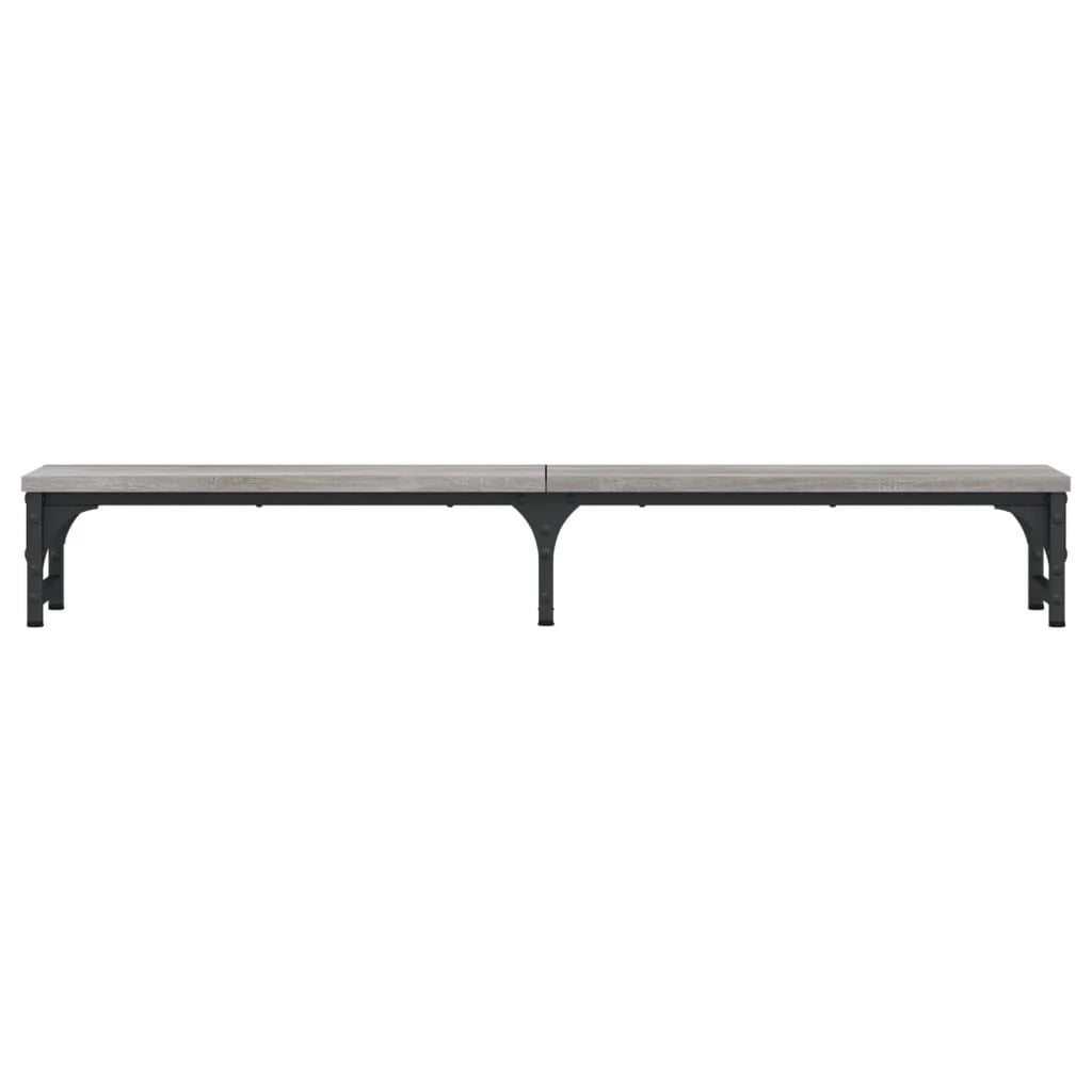 Supporto per monitor Sonoma mobile da scrivania 105 x 23 x 15,5 cm legno ingegnerizzato grigio 02_0044984
