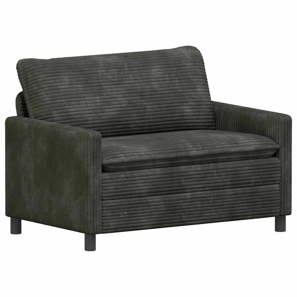 Divano Antracite 126 x 81 x 87,5 cm Poliestere 42028827
