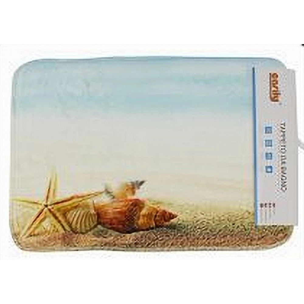 Trade Shop - Tappeto Tappetino In Tessuto Arredo Bagno Antiscivolo Stile Marino 40x60cm 79442 -