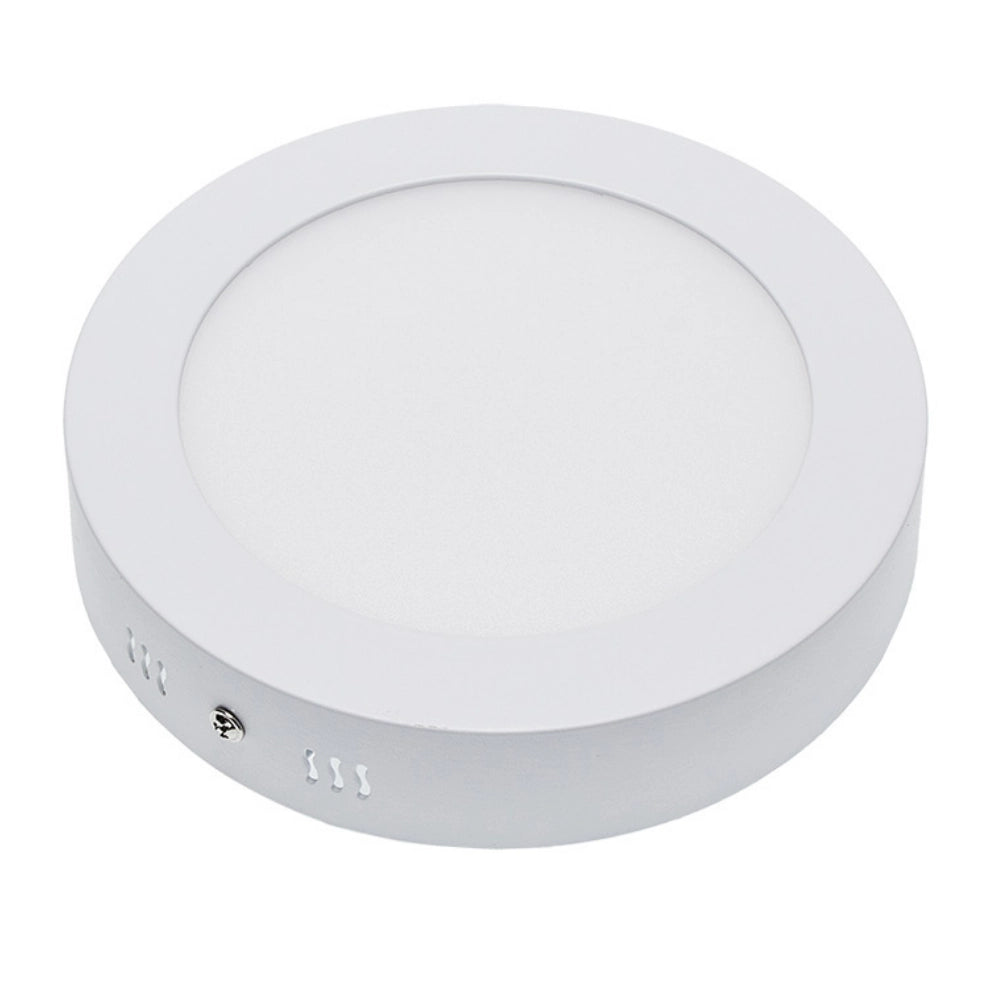 Plafoniera led soffitto 12watt slim tonda alimentatore incluso 6000k pezzi 3