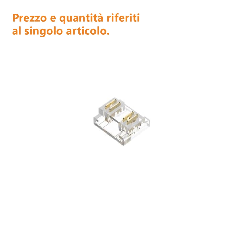 Alcapower Connettore Rapido 4 PIN per Strisce LED COB RGB - Soluzione di Giunzione Lineare Affidabile per Installazioni Professionali di Illuminazione