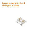 Alcapower Connettore Rapido 4 PIN per Strisce LED COB RGB - Soluzione di Giunzione Lineare Affidabile per Installazioni Professionali di Illuminazione