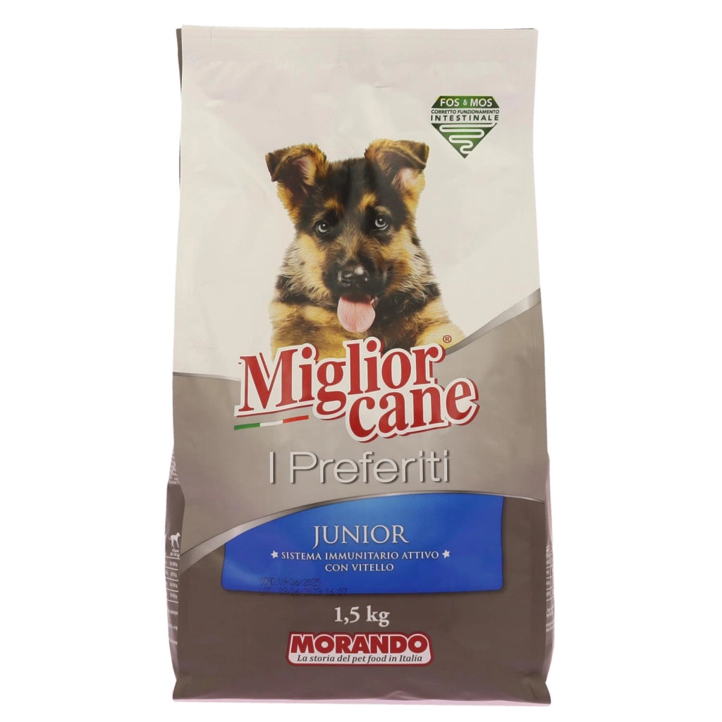 MIGLIOR CANE I PREFERITI CROCCHETTE PER CANI TAGLIA JUNIOR 1.5 KG