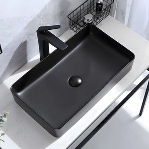 Lavabo Da Appoggio Denis Black Mat