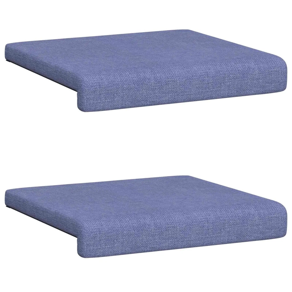 Cuscino per panchina 2 pcs Tessuto Blu jeans Profondità 35 cm 42043020