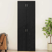 Armadio 3 pcs Rovere Nero