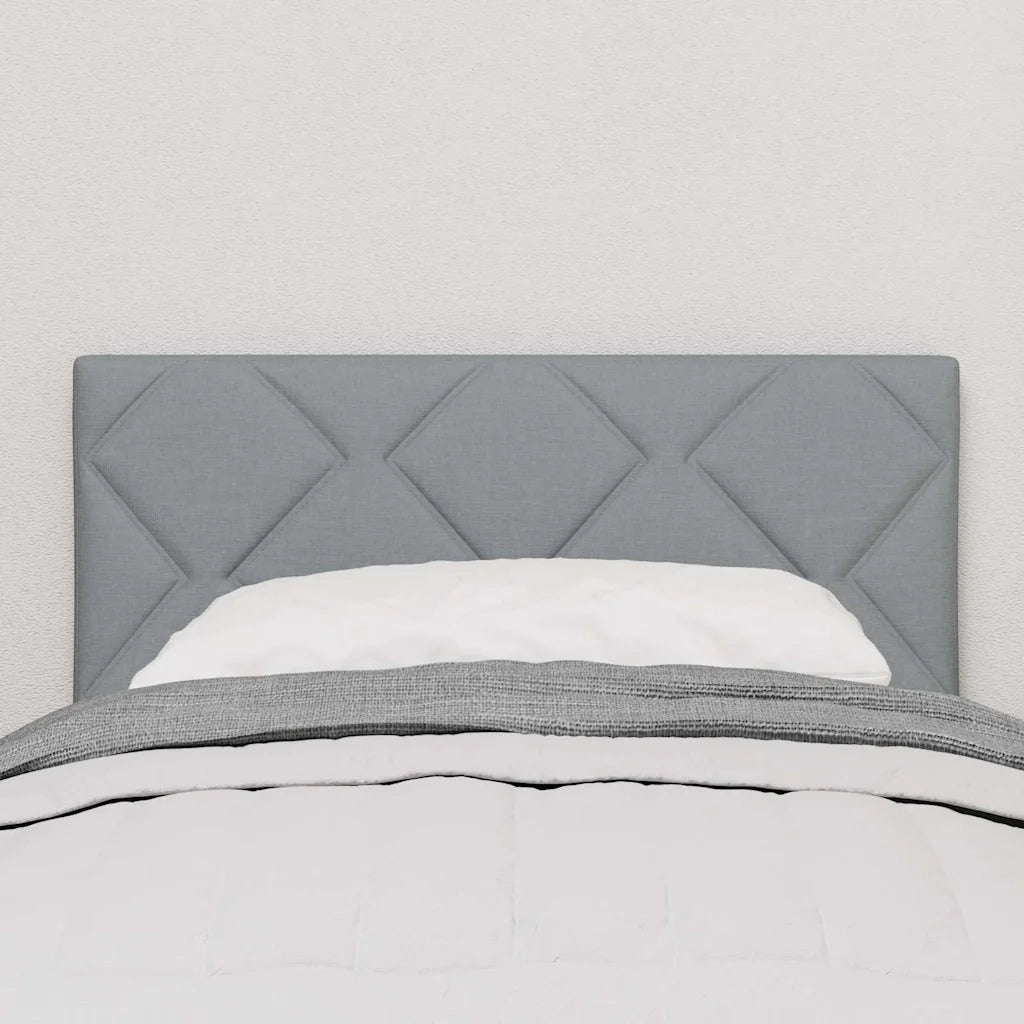 Testiera-Testata-Testiera Decorativa Grigio chiaro 80 cm Pelle Sintetica 803288