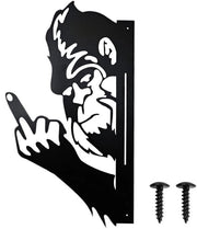 Decorazione Metallica Bigfoot con Pollice - Materiale in Acciaio Durissimo - Facile da Installare - Design Accattivante - Regalo Unico - Tavolo da Giardino