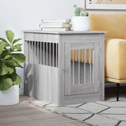 Gabbia Cani da Arredamento Grigio Sonoma 55x80x68cm Multistratocod mxl 132465