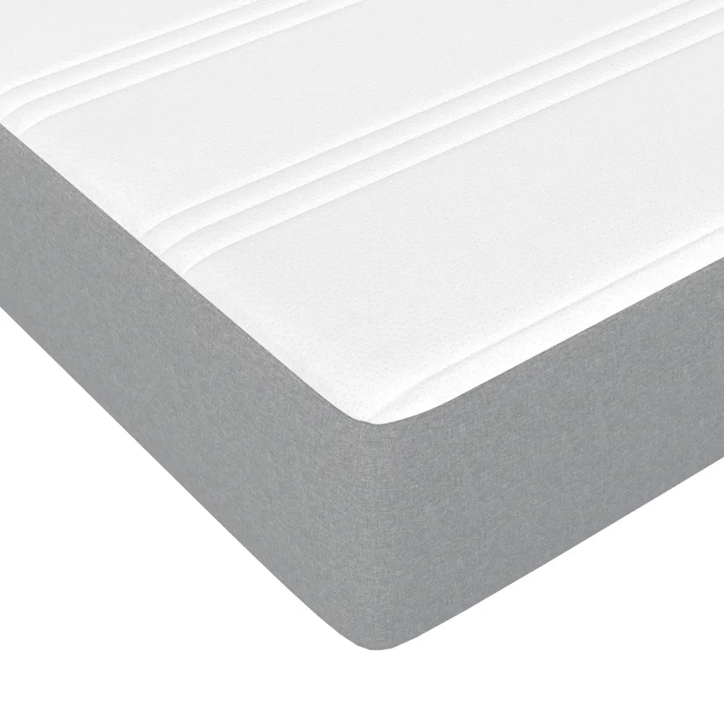 Letto Cassetti e Materasso Bianco 90x200 cm Legno Massello Pino