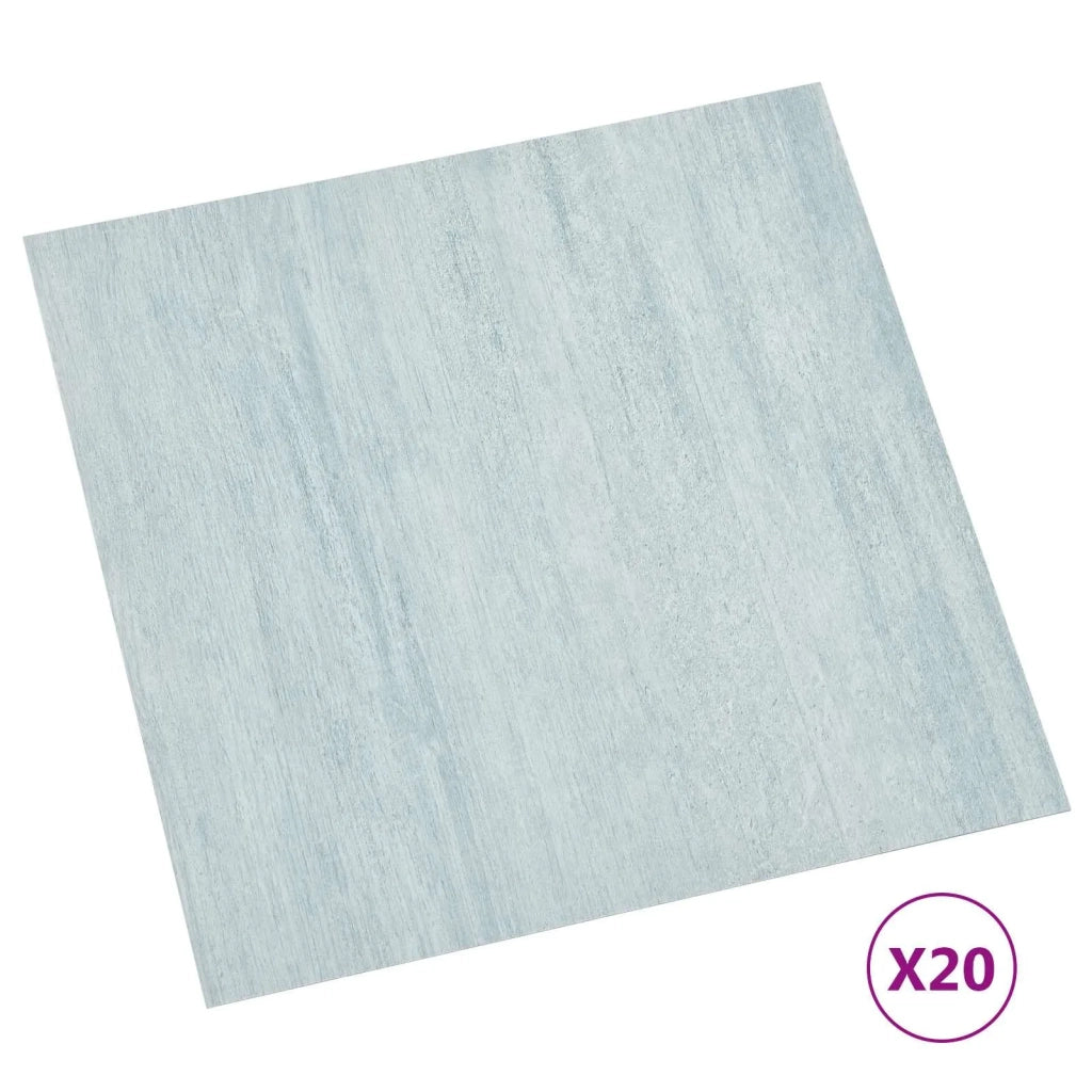 Plance per Pavimentazione Autoadesiva 30,5 x 30,5 cm 20 pcs PVC