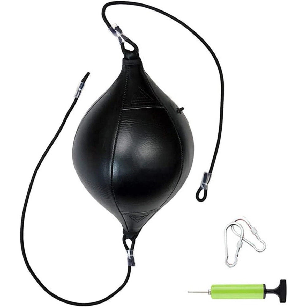 Trade Shop - Sacco Da Boxe Borsa A Sfera A Doppia Estremità In Pu Punch Sport Fitness Adulti -