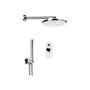 Set doccia completo in ottone cromato e kit completo - serie fusion