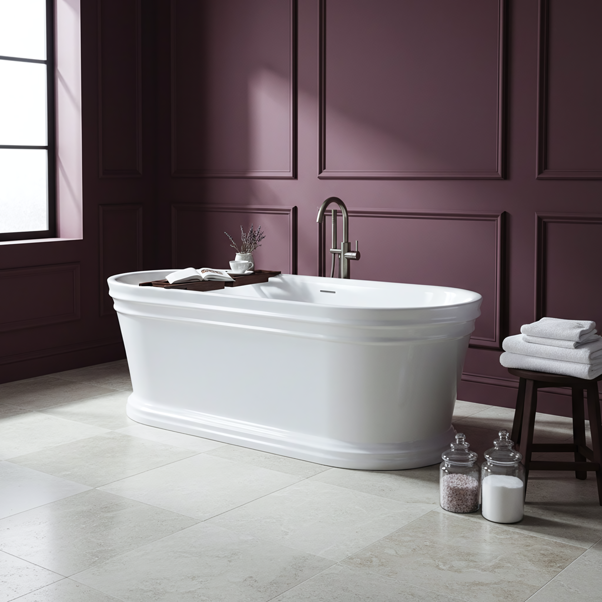 Vasca Da Bagno Freestanding In Acrilico Olivia 170