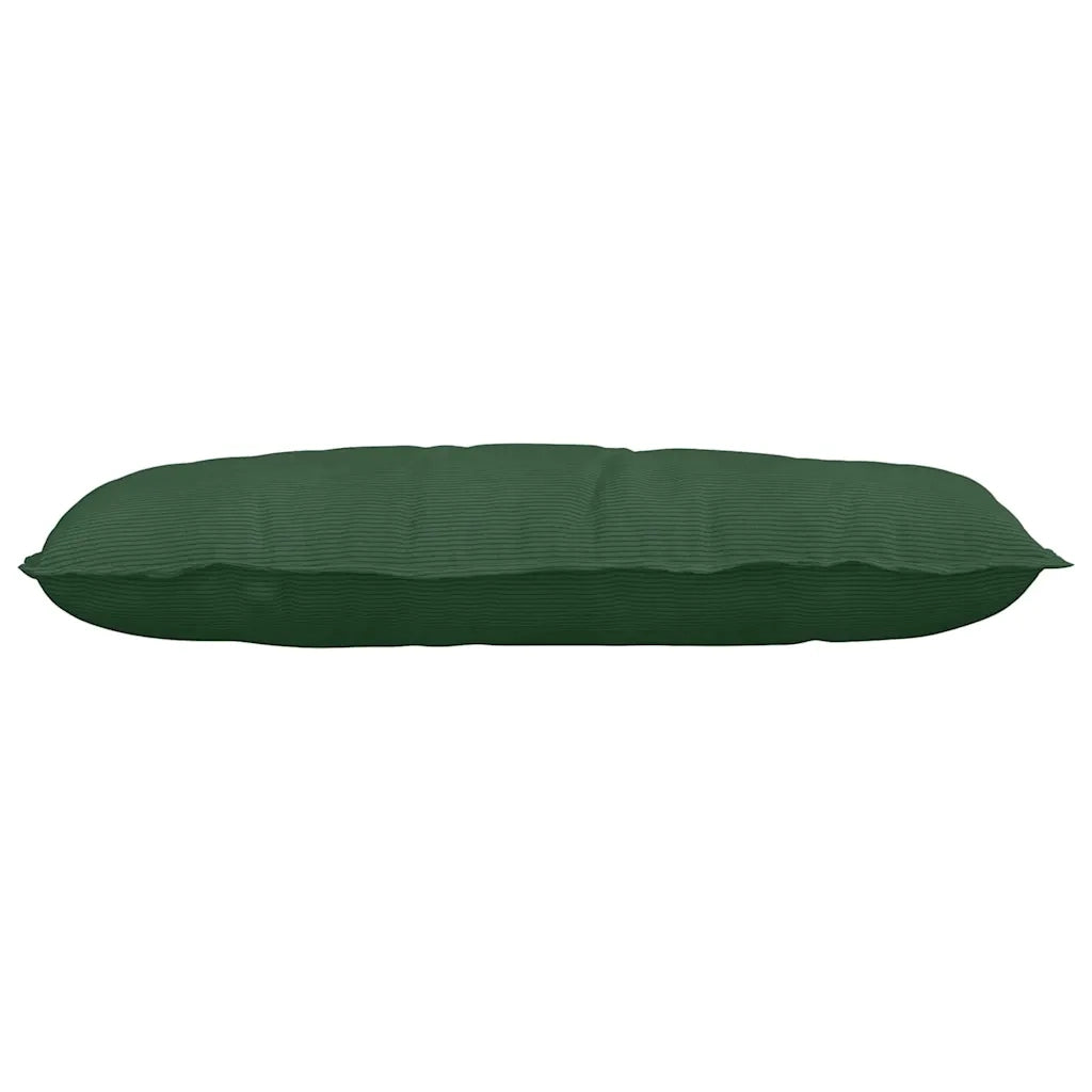 Cuscino per Schiena | Cuscino dorsale Verde Giungla 100 x 50 cm Tessuto in Cords