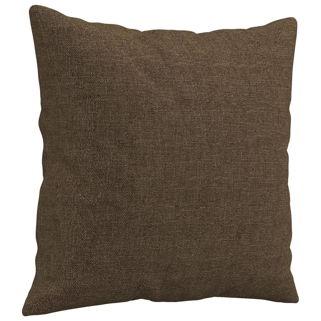 Cuscini Decorativi 2 pz Marrone 40x40 cm in Tessuto 349474