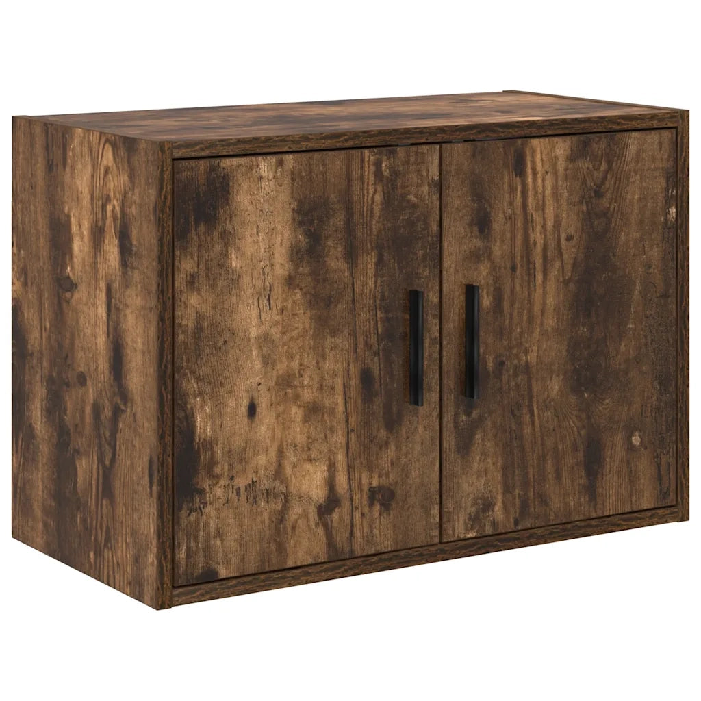 Pensile per Garage Rovere Fumo in Legno Multistrato 860651