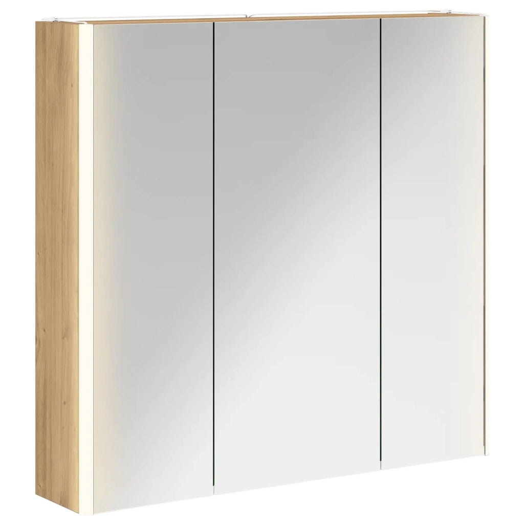 Mobiletto per specchio da bagno con porta Rovere Artigianale