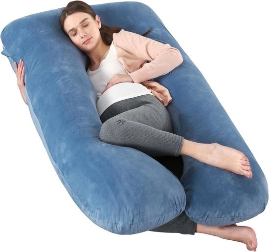Cuscino per gravidanza e allattamento 160 cm XL U - cuscino per corpo per madri obese