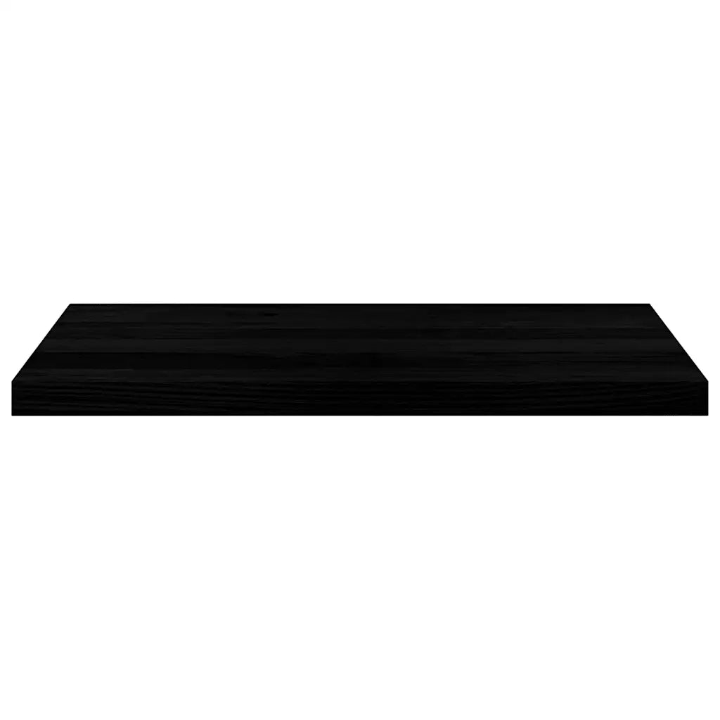 Davanzali 2 pz Marrone Scuro 80x40x2 cm Legno Massello Rovere
