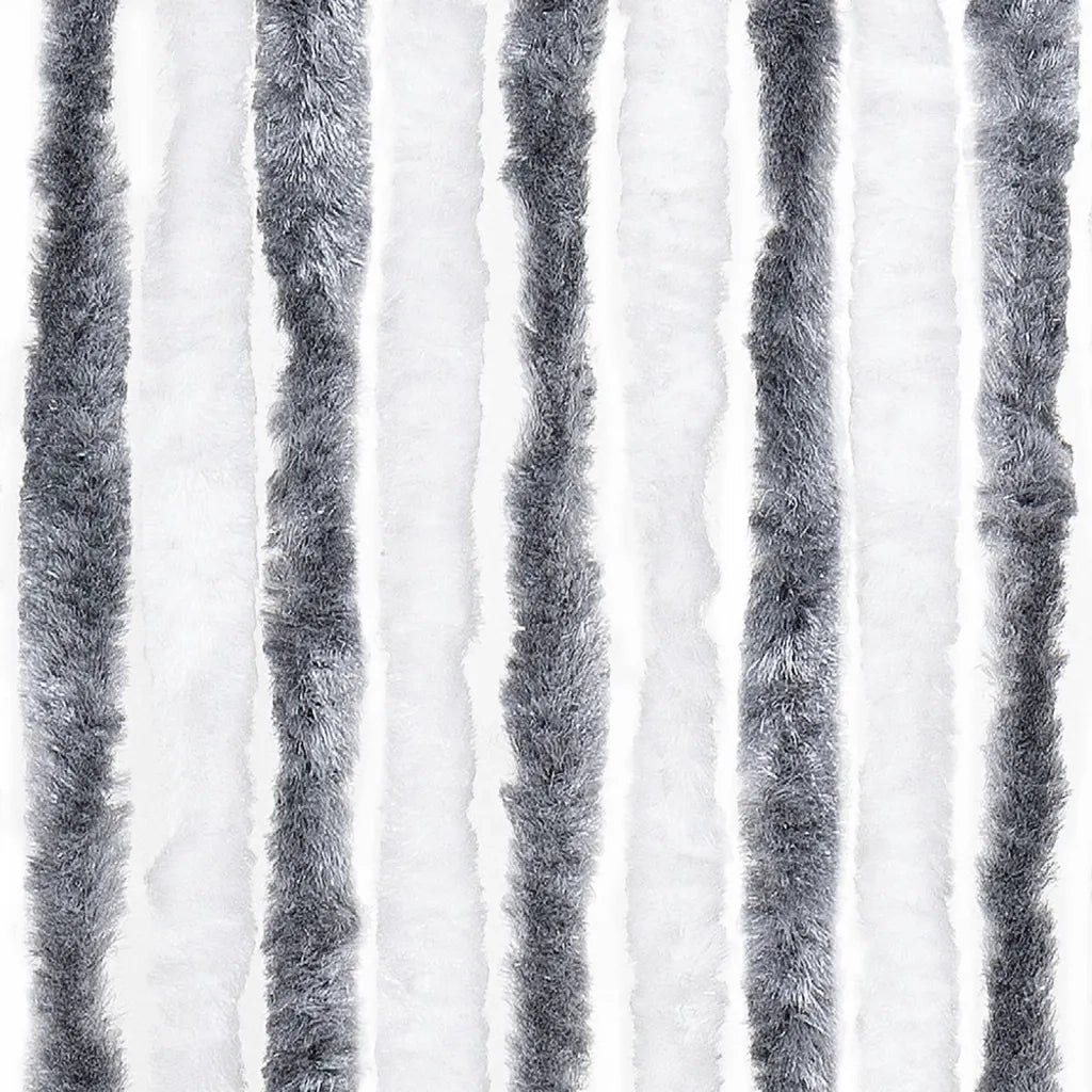 Zanzariera Grigio e Bianco 90x220 cm Ciniglia CFW7904674